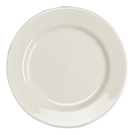 QM Anchor Dinner Plates, 10", White, Pack Of 24 Plates