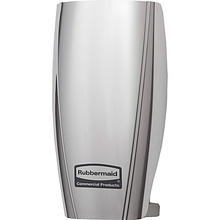 Rubbermaid Commercial TCell Air Freshening Dispenser - 90 Day Refill Life - 6000 ft³ Coverage - 12 / Carton - Chrome