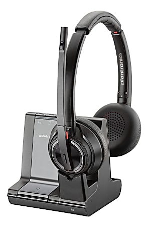 Poly Savi 8220-M Office Stereo DECT 1920-1930 MHz Headset TAA US - Microsoft Teams Certification - Stereo - 7S4B6AAABA