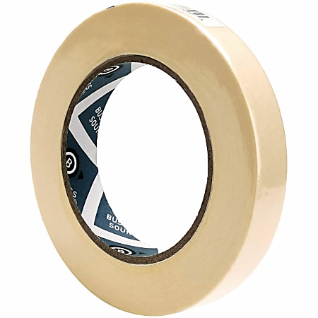 Business Source Utility-purpose Masking Tape - 60 yd x 0.75"- 3" Core - Tan - Crepe Paper Backing -  - 16460BD