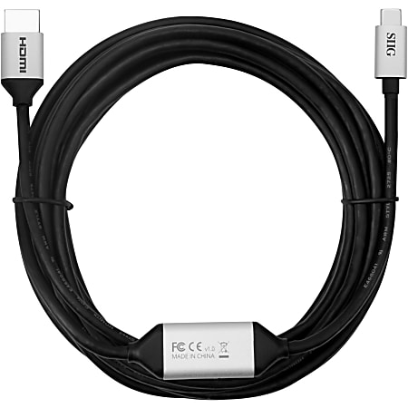 SIIG USB-C To HDMI 4K 60Hz Active Cable, 16.40'