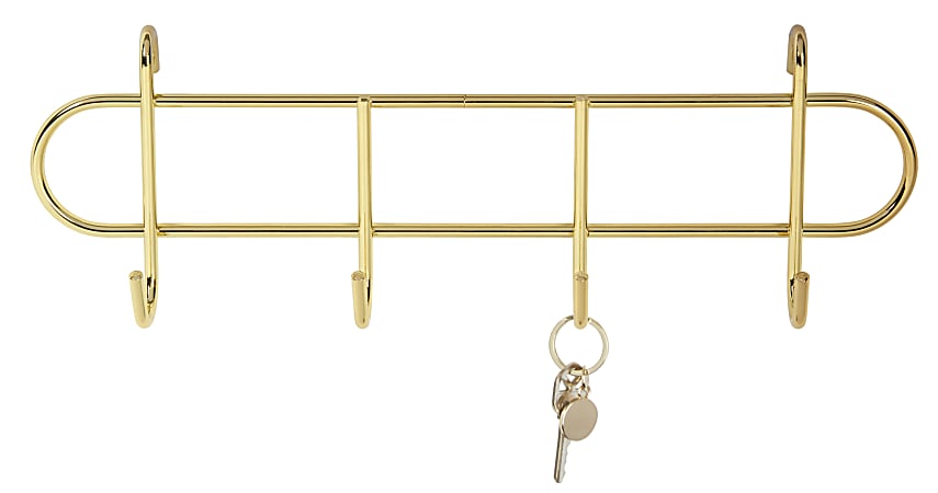 Realspace® Gold Wire Hanging Organizer System, Accessory Hook