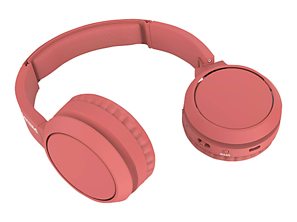 Philips TAH4205RD Headphones with mic on ear Bluetooth wireless