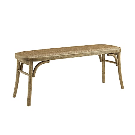Linon Corie Bentwood Bench, Brown
