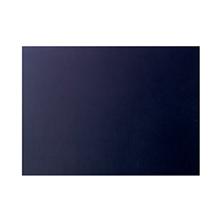 LUX Flat Cards, A9, 5 1/2" x 8 1/2", Black Satin, Pack Of 50