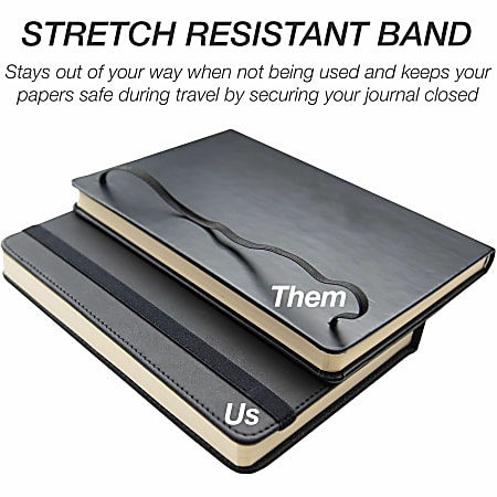 ＊JOURNAL STANDARD relume＊ Executive FSC® Journal w/ Textured Grommet Spine, 6