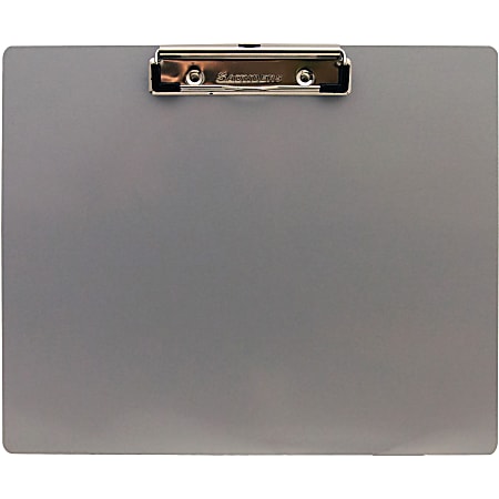 Saunders Landscape Aluminum Clipboard - 8 1/2" x 11" - Aluminum - Silver - 1 Each