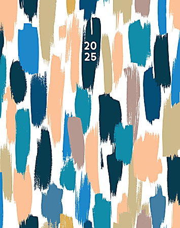 2025 Willow Creek Press Monthly Booklet Planner, 7-1/2” x 9-1/2”, Perfectly Painted, January 2025 To December 2025, 48504