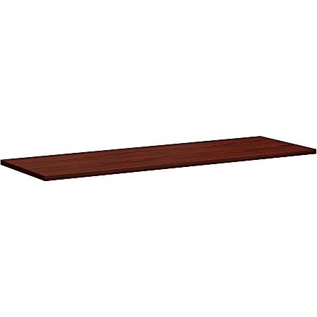 HON® Motivate Table Nesting Base Top, 1-1/8"H x 72"W x 24"D, Mahogany