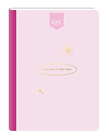 Norma Kiut Composition Notebook, 8-1/2” x 9-1/2”, 1 Subject, College Rule, 100 Sheets, Leather