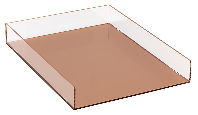 Rose Gold Acrylic Bathroom Storage Tray – MyGift