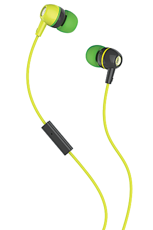 Skullcandy Spoke 2XL Earbuds, Black/Green