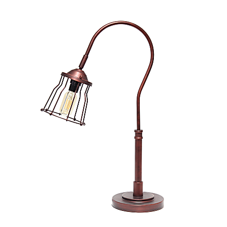 Lalia Home Rustic Table Lamp, 25"H, Red Bronze