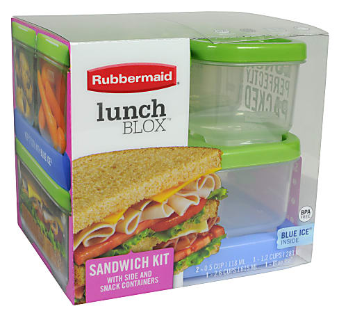 Rubbermaid LunchBlox Sandwich Kit Avocado - Office Depot