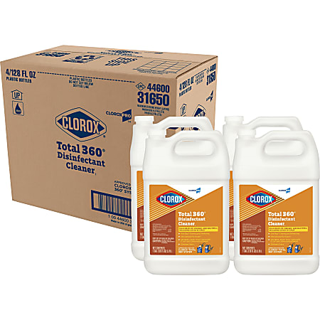 CloroxPro™ Clorox Total 360® Disinfectant Cleaner, 128 Ounces (Pack of 4)