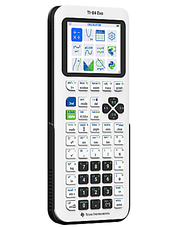 Texas Instruments TI 84 Evo Graphing Calculator White Total Qty 1 ...