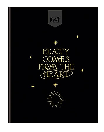 Norma Kiut Composition Notebook, 10-1/2” x 7-1/2”, 1 Subject, College Rule, 100 Sheets, Leather HC, 566908