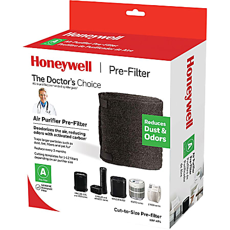 Honeywell Pre-Filter for Air Purifier - Activated Carbon - For Air Purifier - Remove Odor, Remove Dust, Remove Fabric Fiber, Remove Pet Hair, Remove Airborne Particles - 47 Honeywell Pre-Filter for Air Purifier - Activated Carbon - For Air Purifier - Remove Odor, Remove Dust, Remove Fabric Fiber, Remove Pet Hair, Remove Airborne Particles - 47