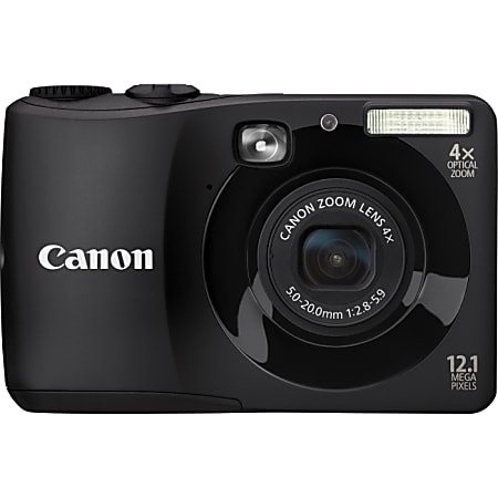 Canon PowerShot A1200 12.1 Megapixel Compact Camera - Black