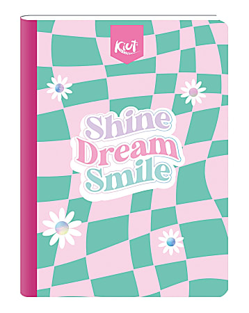 Norma Kiut Composition Notebook, 10-1/2” x 7-1/2”, 1 Subject, College Rule, 100 Sheets, Inspiration