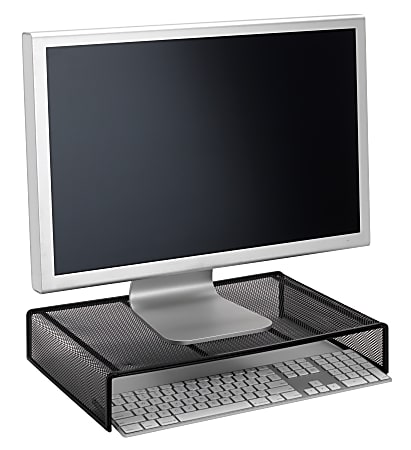 Office Depot Brand Mesh Monitor Stand Black Office Depot