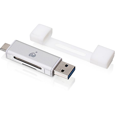 IOGEAR USB-C Duo Mobile Device Card Reader/Writer -