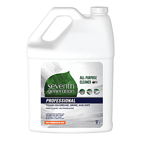 Seventh Generation™ Professional All-Purpose Cleaner, Free & Clear Scent, 128 Oz Bottle, Case Of 2