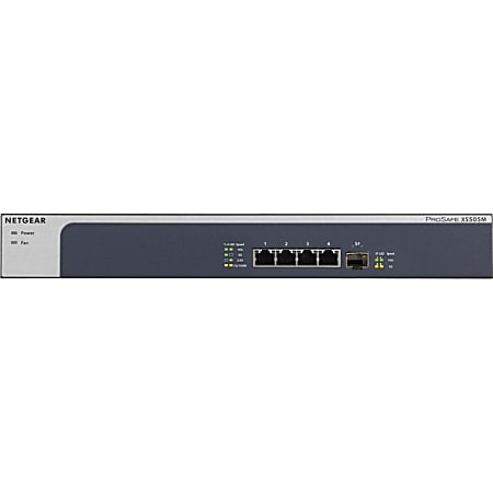 Netgear XS505M Ethernet Switch - 4 Ports -