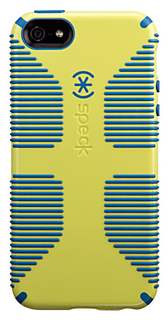 Speck® CandyShell™ Grip Case For Apple® iPhone® 5/5s, Lemongrass Yellow/Harbor Blue