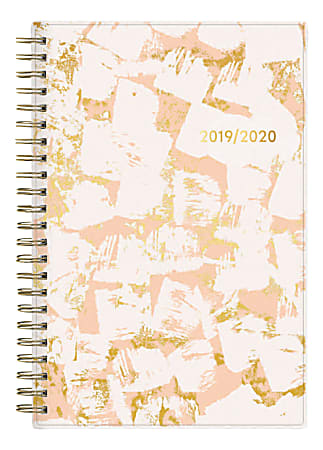 Blue Sky™ Weekly/Monthly Planner, 5" x 8", Kinsley, July 2019 to June 2020