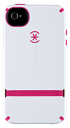 Speck® CandyShell™ Flip Case For Apple® iPhone® 4/4S, White/Pink
