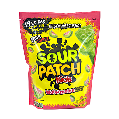 Sour Patch Kids Watermelon Candies, 1.9 Lb Bag