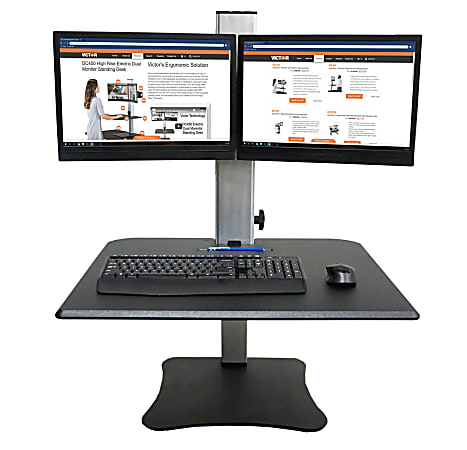 Victor® High Rise™ DC350 Dual Monitor Standing Desk