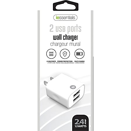 iEssentials AC Adapter - 5 V DC Output - 2.40 A - White