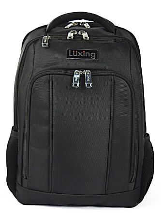 Luxing Backpack With 15" Laptop Pocket, Black