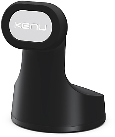 KENU Airbase Magnetic Premium Mobile Phone Holder With Suction Mount, Black, AON300399
