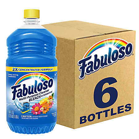 Fabuloso® Multi-Use Cleaner, Spring Fresh Scent, 56 oz Bottle, 6/Carton