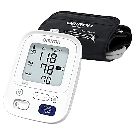 Omron 5 Series BP7200 Digital Upper Arm Blood Pressure Monitor With D Ring  Cuff - Office Depot