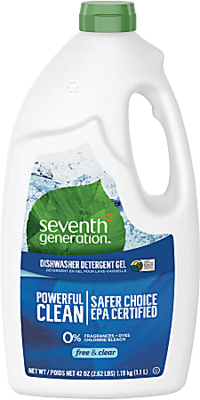 Seventh Generation™ Natural Automatic Dishwasher Gel, Unscented, 42 Oz, Case Of 6 Bottles