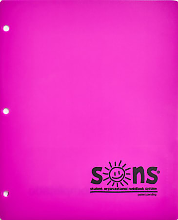 SONS System Pocket Folders, 9-1/2" x 12-1/2", Violet