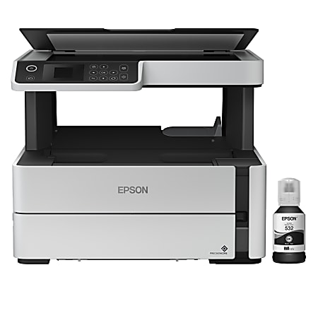 Epson® EcoTank® ET-M2170 SuperTank® Wireless Monochrome (Black And White) All-In-One Printer