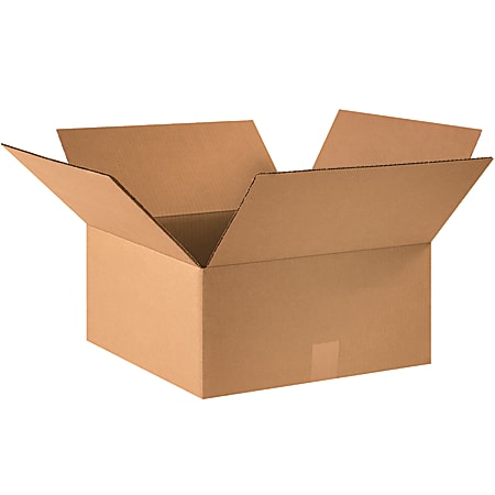 Office Depot® Brand Corrugated Boxes, 7"H x 15"W x 15"D, 15% Recycled, Kraft, Bundle Of 25