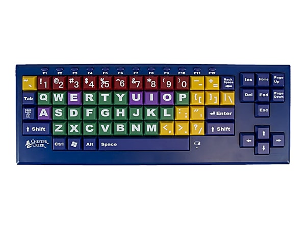 AbleNet BigBlu KinderBoard - Keyboard - wireless - Bluetooth 3.0 - multicolor