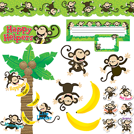 Creative Teaching Press Monkey Business Designer Classroom Set, Assorted Colors