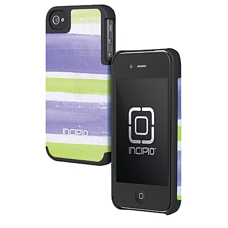 Incipio® Linear Lineage Collection Canvas Feather® Case For Apple® iPhone® 4/4S, Undulate