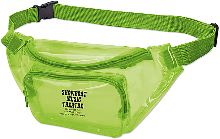 Custom Translucent Fanny Packs, Set Of 50 Packs