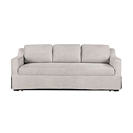 Lifestyle Solutions Serta Hanson Convertible Sofa, 37-2/5”H x 90-3/5”W x 38-1/2”D, Linen