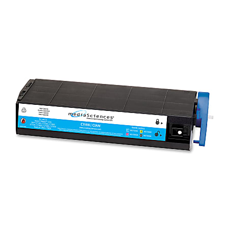 Media Sciences® MS7000C (OKI 41304207) High-Yield Cyan Toner Cartridge