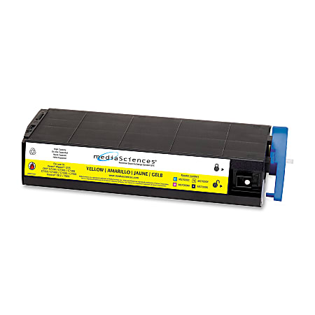 Media Sciences® MS7000Y (OKI 41304205) High-Yield Yellow Toner Cartridge