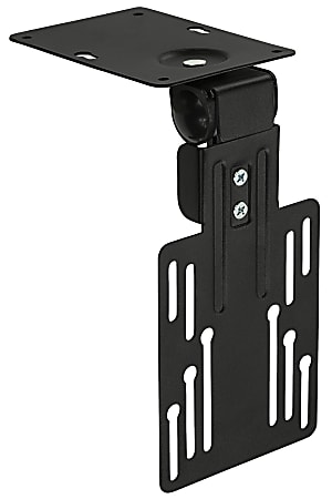 Mount-It! MI-4200 Under Cabinet/Ceiling TV Mount For 13 - 23" TVs, 9-1/2"H x 3-13/16"W x 5-5/8"D, Black
